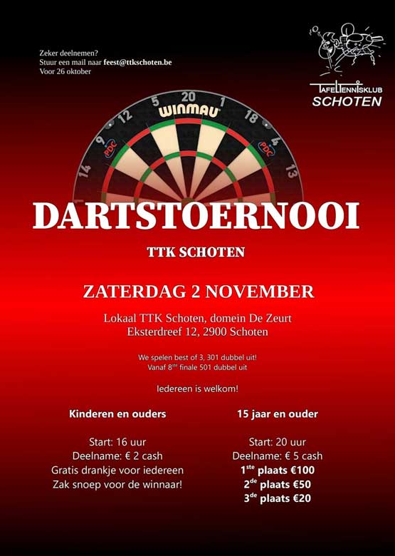 darts 2 nov.